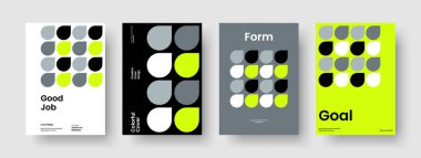 İzole Broşür Şablonu. Yaratıcı Poster Tasarımı. Soyut Rapor Düzeni. El ilanı. İş sunumu. Geçmişi. Kitap kapağı. Pankart. Portföy. Broşür. Reklamcılık. Haber bülteni. El ilanı