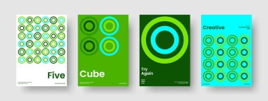 Yaratıcı İş Sunum Şablonu. Geometrik Bayrak Tasarımı. İzole edilmiş Flyer düzeni. Kitap kapağı. Rapor verin. Geçmişi. Broşür. Poster. Portföy. Haber bülteni. Broşür. Günlük. Katalog