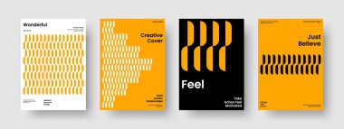 Geometrik Rapor Şablonu. İzole Kitap Kapağı Düzeni. Modern Banner Tasarımı. İş sunumu. Geçmişi. Broşür. El ilanı. Poster. Marka Kimliği. Günlük. Dergi. Haber bülteni. Reklamcılık