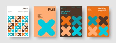 Geometrik Broşür Şablonu. Modern Arkaplan Düzeni. Soyut Sancak Tasarımı. İş sunumu. Rapor verin. Kitap kapağı. Poster. El ilanı. Reklamcılık. Marka Kimliği. Katalog. Günlük. Not Defteri