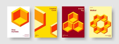 Geometrik Kitap Kapağı Şablonu. Yaratıcı İş Sunumu Modeli. İzole Flyer Tasarımı. Geçmişi. Broşür. Poster. Pankart. Rapor verin. Katalog. Marka Kimliği. Haber bülteni. Portföy. Günlük