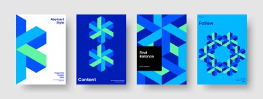 Geometrik İş Sunumu Tasarımı. Yaratıcı Kitap Kapağı Düzeni. İzole edilmiş Flyer Şablonu. Rapor verin. Geçmişi. Broşür. Poster. Pankart. Reklamcılık. Not defteri. El ilanı. Marka Kimliği. Dergi