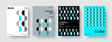 Geometrik Flyer düzeni. İzole Rapor Tasarımı. Yaratıcı İş Sunum Şablonu. Broşür. Poster. Pankart. Geçmişi. Kitap kapağı. El ilanı. Marka Kimliği. Reklamcılık. Portföy. Not Defteri