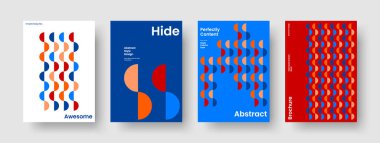 Geometrik İş Sunumu Tasarımı. İzole Rapor Şablonu. Yaratıcı Sancak Düzeni. Poster. Broşür. Kitap kapağı. Geçmişi. El ilanı. Portföy. Katalog. Günlük. Marka Kimliği. Haber bülteni