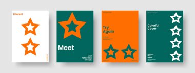 Yaratıcı Sancak Şablonu. Modern Kitap Kapağı Tasarımı. Geometrik Flyer düzeni. Broşür. İş sunumu. Geçmişi. Rapor verin. Poster. Haber bülteni. Günlük. Broşür. Broşür. Marka Kimliği