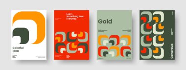 Modern Banner Şablonu. Soyut Flyer Düzeni. Yaratıcı İş Sunumu Tasarımı. Rapor verin. Kitap kapağı. Poster. Geçmişi. Broşür. El ilanı. Portföy. Not defteri. Katalog. Günlük