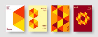 Modern Poster Düzeni. Yaratıcı Rapor Şablonu. Geometrik İş Sunumu Tasarımı. Pankart. Broşür. Kitap kapağı. Geçmişi. El ilanı. Not defteri. Marka Kimliği. Portföy. Katalog. El ilanı