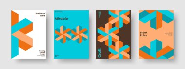 Yaratıcı Flyer Düzeni. İzole Kitap Kapağı Tasarımı. Geometrik İş Sunum Şablonu. Rapor verin. Broşür. Poster. Geçmişi. Pankart. Marka Kimliği. Günlük. Portföy. Not defteri. Reklamcılık
