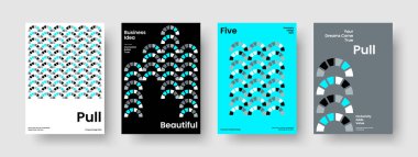 Geometrik Broşür Tasarımı. İzole Rapor Şablonu. Modern İş Sunumu Mizanpajı. Pankart. Kitap kapağı. El ilanı. Poster. Geçmişi. Dergi. Marka Kimliği. Günlük. Broşür. El ilanı