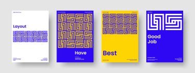 Soyut Flyer Şablonu. Yaratıcı Rapor Düzeni. Geometrik İş Sunumu Tasarımı. Kitap kapağı. Geçmişi. Pankart. Broşür. Poster. Dergi. Haber bülteni. Marka Kimliği. Günlük. Not Defteri