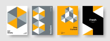 İzole edilmiş İş Sunumu Tasarımı. Geometrik Kitap Kapağı Düzeni. Modern Flyer Şablonu. Geçmişi. Poster. Pankart. Rapor verin. Broşür. Reklamcılık. Katalog. Günlük. Haber bülteni. Broşür. Not Defteri