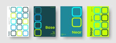 İzole Poster Düzeni. Geometrik Broşür Tasarımı. Soyut Rapor Şablonu. Pankart. Kitap kapağı. El ilanı. İş sunumu. Geçmişi. Haber bülteni. Marka Kimliği. Broşür. Broşür. El ilanı