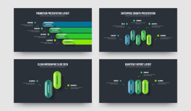Şirket Giriş 4-5-2-3 Basamaklı Infographic Frame Design Vector Illustration Collection. Yatırımcı Görselleştirme 4523 Element Diyagramı Sunum Düzeni Paketi.