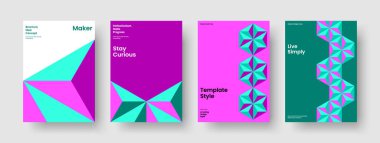 İzole edilmiş Flyer Şablonu. Soyut İş Sunumu Tasarımı. Yaratıcı Arkaplan Düzeni. Broşür. Kitap kapağı. Pankart. Rapor verin. Poster. El ilanı. Günlük. Broşür. Haber bülteni. Marka Kimliği