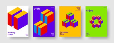 Geometrik Broşür Şablonu. Yaratıcı İş Sunumu Tasarımı. Modern Flyer Düzeni. Rapor verin. Poster. Pankart. Kitap kapağı. Geçmişi. Marka Kimliği. Günlük. Not defteri. Broşür. Katalog