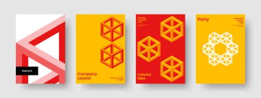 Geometrik Kitap Kapağı Şablonu. İzole Broşür Planı. Soyut İş Sunumu Tasarımı. Rapor verin. Poster. Pankart. El ilanı. Geçmişi. Reklamcılık. Broşür. Portföy. Katalog. Not Defteri