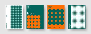 Geometrik Flyer Tasarımı. Yaratıcı Rapor Şablonu. İzole edilmiş arka plan düzeni. Pankart. İş sunumu. Broşür. Kitap kapağı. Poster. El ilanı. Katalog. Not defteri. Marka Kimliği. Broşür