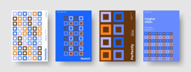 Soyut Broşür Düzeni. Geometrik Poster Tasarımı. İzole Rapor Şablonu. El ilanı. Geçmişi. İş sunumu. Pankart. Kitap kapağı. Katalog. Haber bülteni. Broşür. Reklamcılık. Not Defteri