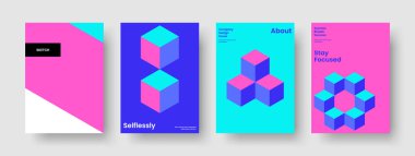 Modern İş Sunumu Tasarımı. İzole edilmiş Arkaplan Şablonu. Yaratıcı Flyer Düzeni. Pankart. Poster. Rapor verin. Kitap kapağı. Broşür. Katalog. Not defteri. Haber bülteni. Marka Kimliği. Portföy