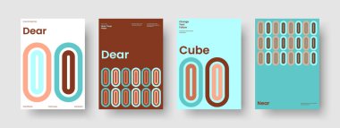 Geometrik Kitap Kapağı Tasarımı. İzole edilmiş Flyer Şablonu. Soyut İş Sunum Düzeni. Broşür. Poster. Pankart. Geçmişi. Rapor verin. Katalog. Reklamcılık. Not defteri. Günlük. Broşür. Broşür