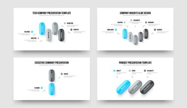 Dijital Geliştirme 4523 Basamaklı Tanıtım Şablonu Paketi. Piyasa Tahminleri: Dört Beş İki Üç Seçenek Diyagram Çerçeve Düzeni Vektör Resimleme Koleksiyonu.
