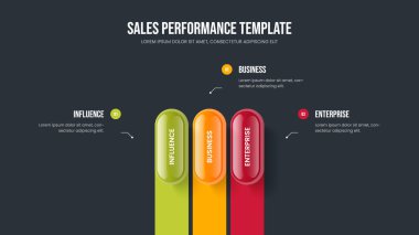 Profesyonel Portföy Üç Adım Diyagram Çerçeve Tasarımı. Proje Analizi Sunum Şablonu Vektör İllüstrasyonu. Satış Raporu 3 Seçenek Slayt Gösterimi Düzeni.