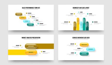Yaratıcı Brifing 4523 Seçenek Bilgi Çerçeve Tasarım Koleksiyonu. Görsel Profil Dört Beş İki Üç Adım Diyagram Kaydırma Düzeni Vektör Resimleme Paketi.