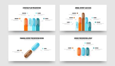 Yaratıcı Plan 4523 Seçenek Diyagram Çerçeve Tasarım Seti. Proje Tanıtımı 4-5-2-3 Adım Bilgi Kaydırma Düzeni Vektör Resimleri Paketi.