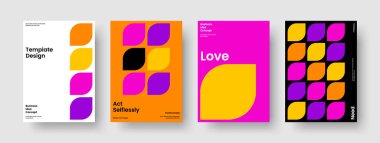 Yaratıcı İş Sunumu Tasarımı. Geometrik Flyer Şablonu. Modern Arkaplan Düzeni. Kitap kapağı. Pankart. Broşür. Rapor verin. Poster. El ilanı. Günlük. Broşür. Broşür. Dergi