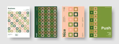 Modern İş Sunumu Tasarımı. Soyut Flyer Şablonu. İzole edilmiş arka plan düzeni. Poster. Rapor verin. Kitap kapağı. Pankart. Broşür. Günlük. Reklamcılık. Katalog. El ilanı. Broşür. Not Defteri