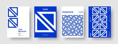 Modern İş Sunumu Tasarımı. İzole Rapor Düzeni. Geometrik Broşür Şablonu. Poster. Geçmişi. El ilanı. Pankart. Kitap kapağı. Not defteri. Marka Kimliği. Broşür. Günlük. Broşür