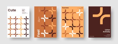 Yaratıcı İş Sunumu Tasarımı. İzole Broşür Planı. Modern Rapor Şablonu. Poster. El ilanı. Kitap kapağı. Pankart. Geçmişi. Portföy. Not defteri. Broşür. Katalog. Günlük. Haber bülteni