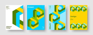 İzole edilmiş İş Sunumu Tasarımı. Yaratıcı Flyer Düzeni. Geometrik Sancak Şablonu. Rapor verin. Geçmişi. Poster. Kitap kapağı. Broşür. Marka Kimliği. El ilanı. Not defteri. Günlük. Dergi