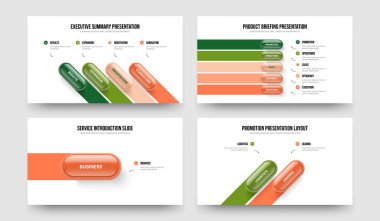 Servis Çözümü 4512 Element Bilgi Slayt Gösterisi Yerleşimi Koleksiyonu. Şirket Profili 4-5-1-2 Seçenek Diyagramı Sunum Şablonu Resmetme Ayarları.