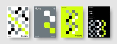 Soyut Rapor Şablonu. İzole edilmiş İş Sunumu Tasarımı. Geometrik Poster Düzeni. Broşür. Pankart. El ilanı. Kitap kapağı. Geçmişi. Reklamcılık. Haber bülteni. Dergi. Broşür. Not Defteri