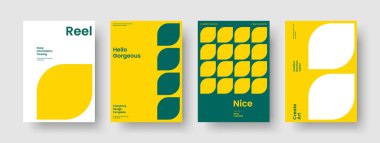 Soyut Flyer Şablonu. İzole edilmiş İş Sunumu Tasarımı. Yaratıcı Kitap Kapağı Düzeni. Broşür. Pankart. Geçmişi. Poster. Rapor verin. Broşür. Reklamcılık. Haber bülteni. Katalog. Portföy