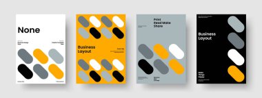 Geometrik Broşür Düzeni. İzole edilmiş Banner Şablonu. Yaratıcı İş Sunumu Tasarımı. Geçmişi. El ilanı. Poster. Rapor verin. Kitap kapağı. Broşür. Portföy. Not defteri. Haber bülteni. Broşür