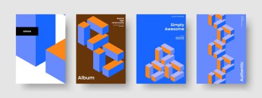 Yaratıcı İş Sunum Şablonu. Geometrik Rapor Düzeni. Modern Broşür Tasarımı. Geçmişi. El ilanı. Kitap kapağı. Poster. Pankart. Not defteri. Haber bülteni. Dergi. El ilanı. Katalog. Broşür