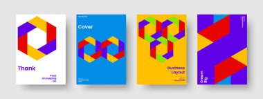 Geometrik Flyer Şablonu. Yaratıcı Poster Düzeni. İzole Arkaplan Tasarımı. Broşür. İş sunumu. Rapor verin. Kitap kapağı. Pankart. Haber bülteni. Dergi. Portföy. Not defteri. Marka Kimliği