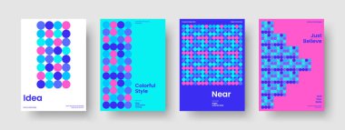 Yaratıcı Rapor Şablonu. Soyut Flyer Düzeni. İzole Arkaplan Tasarımı. Pankart. İş sunumu. Kitap kapağı. Poster. Broşür. Haber bülteni. Dergi. El ilanı. Not defteri. Portföy