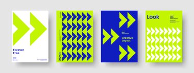 Yaratıcı Sancak Tasarımı. Soyut İş Sunum Şablonu. Geometrik Flyer düzeni. Broşür. Poster. Kitap kapağı. Rapor verin. Geçmişi. Broşür. Dergi. Marka Kimliği. Haber bülteni. Katalog