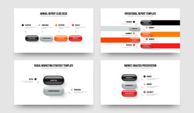 Dijital İçgörü 4-5-2-3 Element Bilgi Kaydırma Şablonu Resimleme Koleksiyonu. Proje Büyümesi 4523 Seçenek Diyagramı Çerçeve Tasarımı Ayarları.