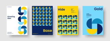 Soyut Poster Tasarımı. İzole Kitap Kapağı Düzeni. Geometrik Flyer Şablonu. Pankart. Rapor verin. Geçmişi. Broşür. İş sunumu. Katalog. Not defteri. Marka Kimliği. Reklamcılık. Dergi