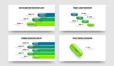 Hizmet Geliştirme 3-4-5-1 Seçenek Slayt Gösterisi Şablon Resimleri Ayarlandı. Ürün Tanıtımı 345Element Diyagramı Sunum Düzeni Koleksiyonu.