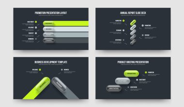 Şirket Çözümü 4523 Element Bilgi Sunumu Tasarım Koleksiyonu. Ürün Raporu Dört Beş İki Üç Seçenek Slayt Şablonu Şablon Çizim Paketi.