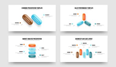 Görsel Kampanya İki Üç Dört Beş Seçenek Bilgi Kaydırma Şablonu Vektör Resimleri Paketi. İş Görüşü 2345 Element Diyagramı Sunum Düzeni Ayarları.