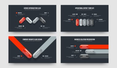 Şirket Raporu 4523 Seçenek Bilgi Çerçeve Tasarımı Ayarları. Yatırımcı Brifingi Dört Beş İki Üç Adım Diyagram Kaydırma Şablonu Çizim Paketi.