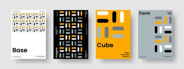 Geometrik Kitap Kapağı Düzeni. Yaratıcı İş Sunum Şablonu. İzole Poster Tasarımı. Pankart. Geçmişi. Broşür. El ilanı. Rapor verin. Broşür. Not defteri. Dergi. Marka Kimliği. El ilanı