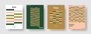 Yaratıcı Broşür Düzeni. Geometrik İş Sunumu Tasarımı. İzole edilmiş Arkaplan Şablonu. Kitap kapağı. Poster. Rapor verin. El ilanı. Pankart. Broşür. El ilanı. Marka Kimliği. Haber bülteni. Portföy