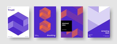 Geometrik Poster Şablonu. Yaratıcı Sancak Düzeni. İzole Rapor Tasarımı. El ilanı. Broşür. İş sunumu. Kitap kapağı. Geçmişi. Marka Kimliği. Broşür. Dergi. Not defteri. Portföy